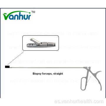 Instrumentos de rectoscopia para sigmoidoscopio Pinzas de biopsia rectas